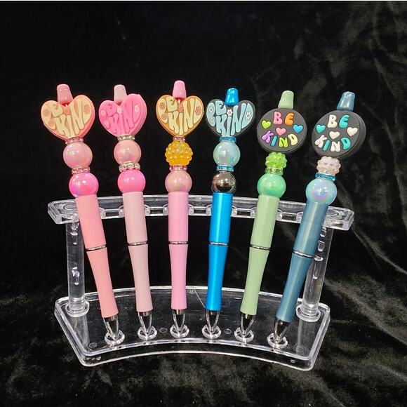 Pick-a-Pretty Pen "Be Kind" by PenGwensPosh - Black Ink - Picture 1 of 4